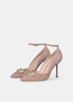 Liu Jo Escarpins avec logo orné de pierres|Femme Escarpins