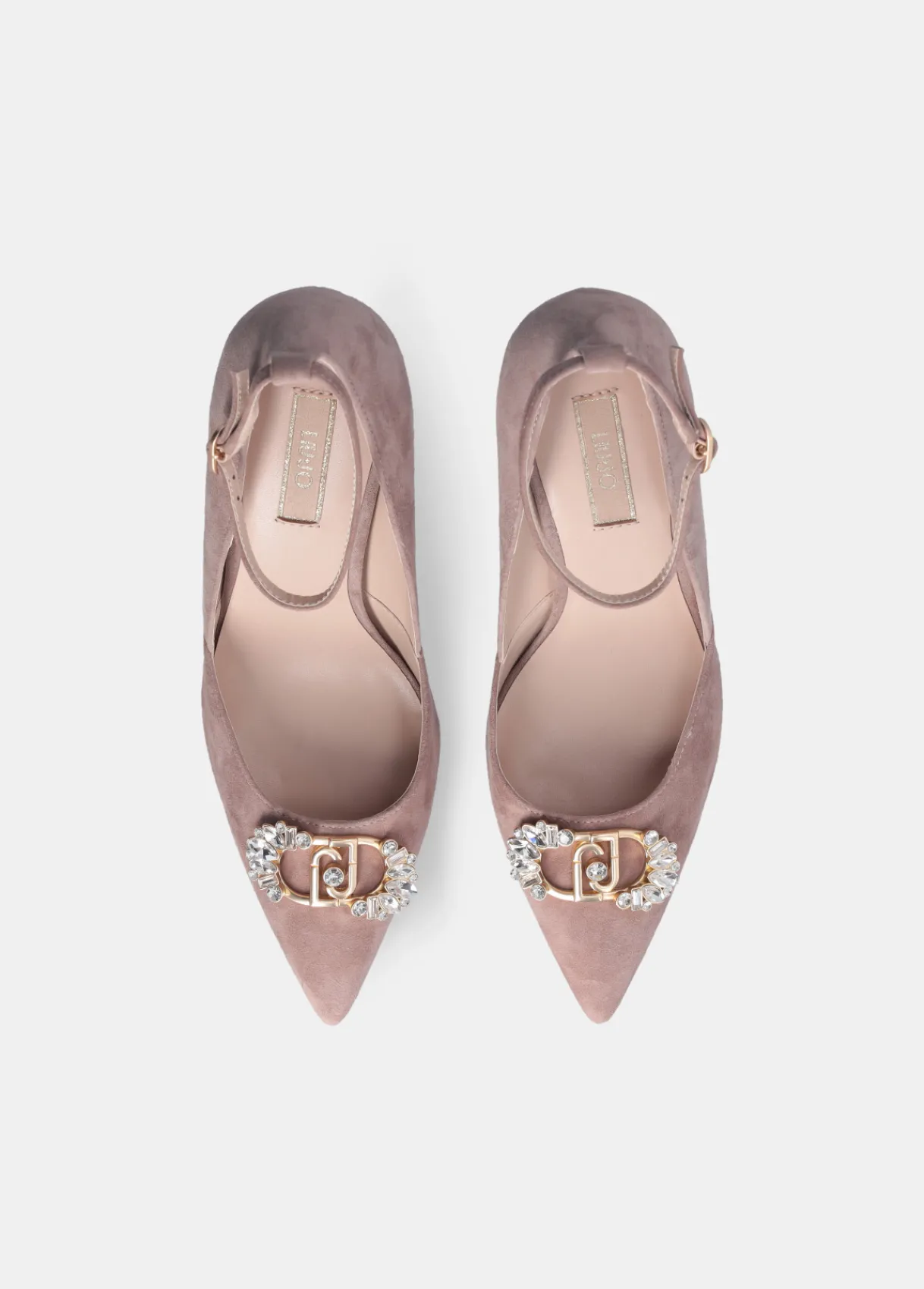 Liu Jo Escarpins avec logo orné de pierres|Femme Escarpins