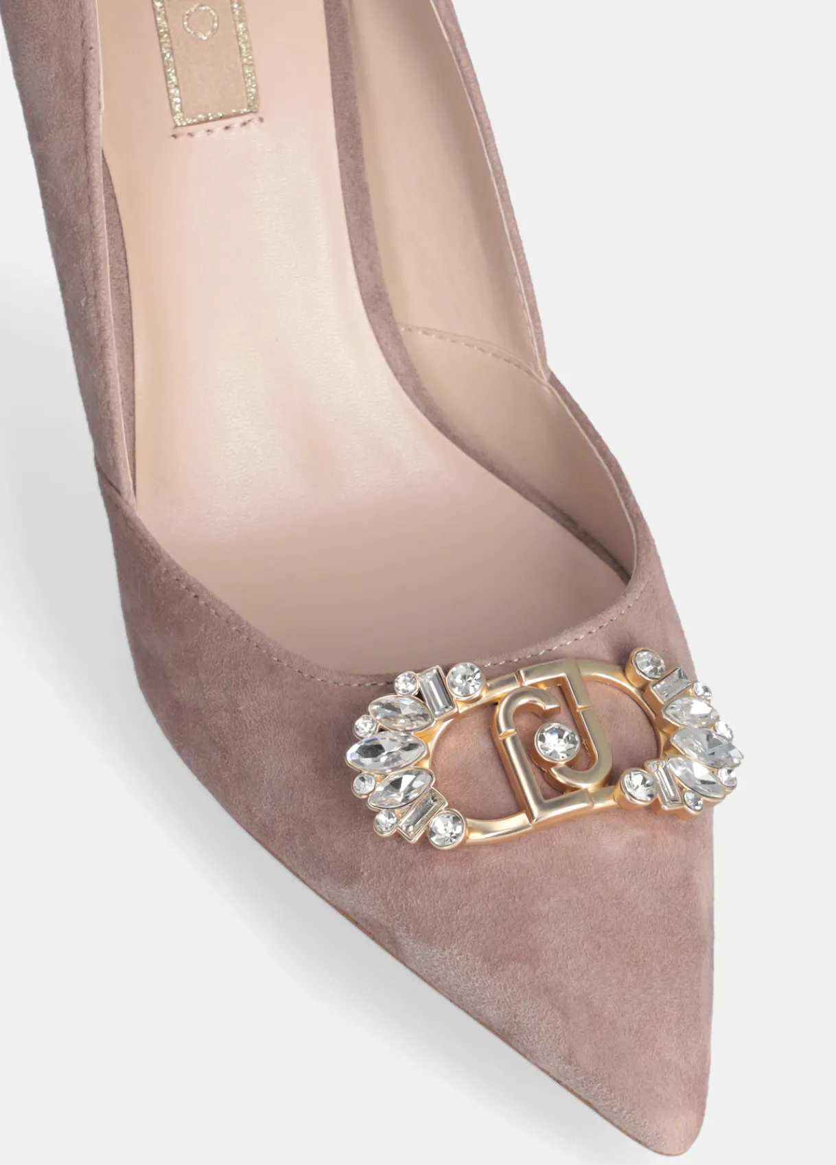 Liu Jo Escarpins avec logo orné de pierres|Femme Escarpins