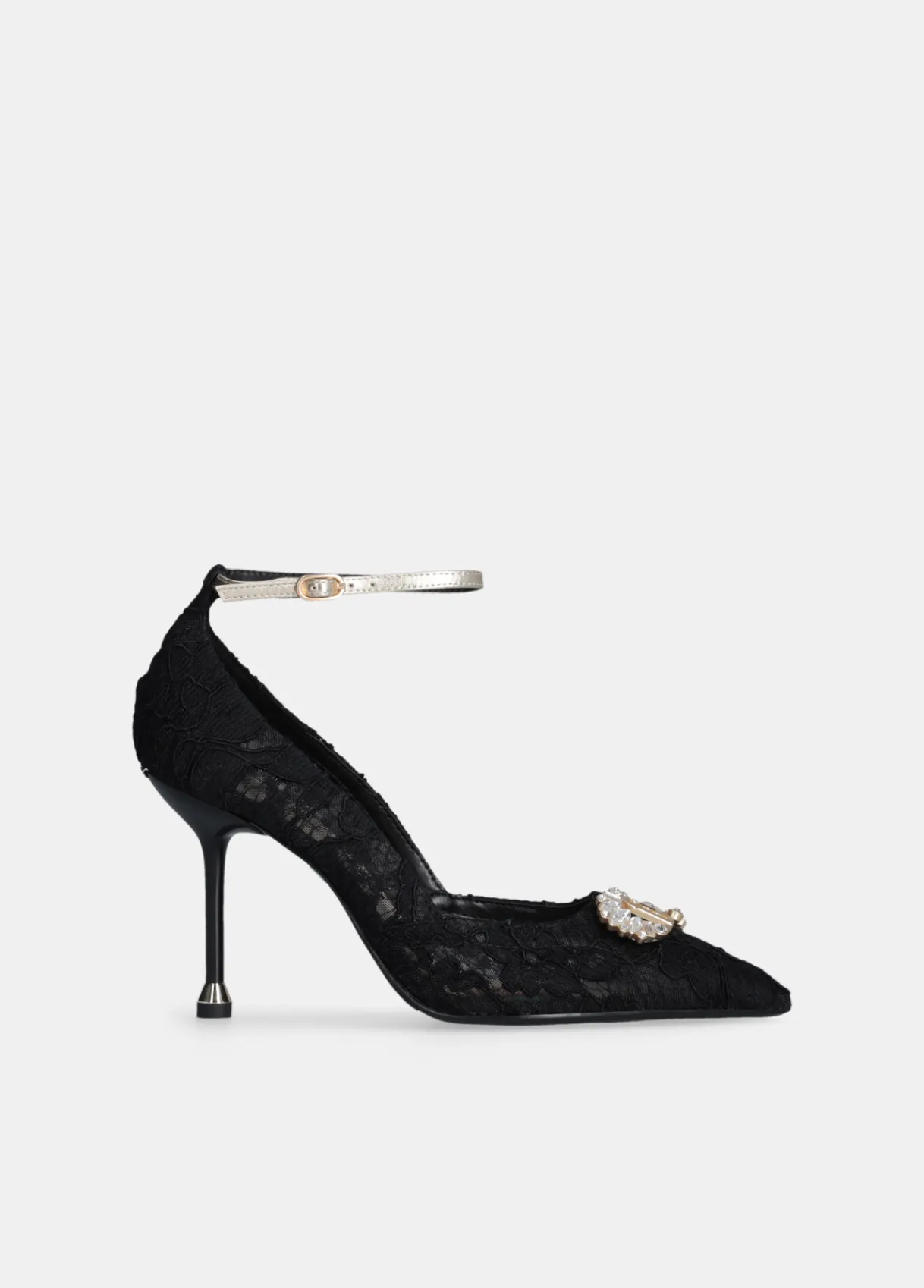 Liu Jo Escarpins en dentelle avec logo bijou|Femme Escarpins