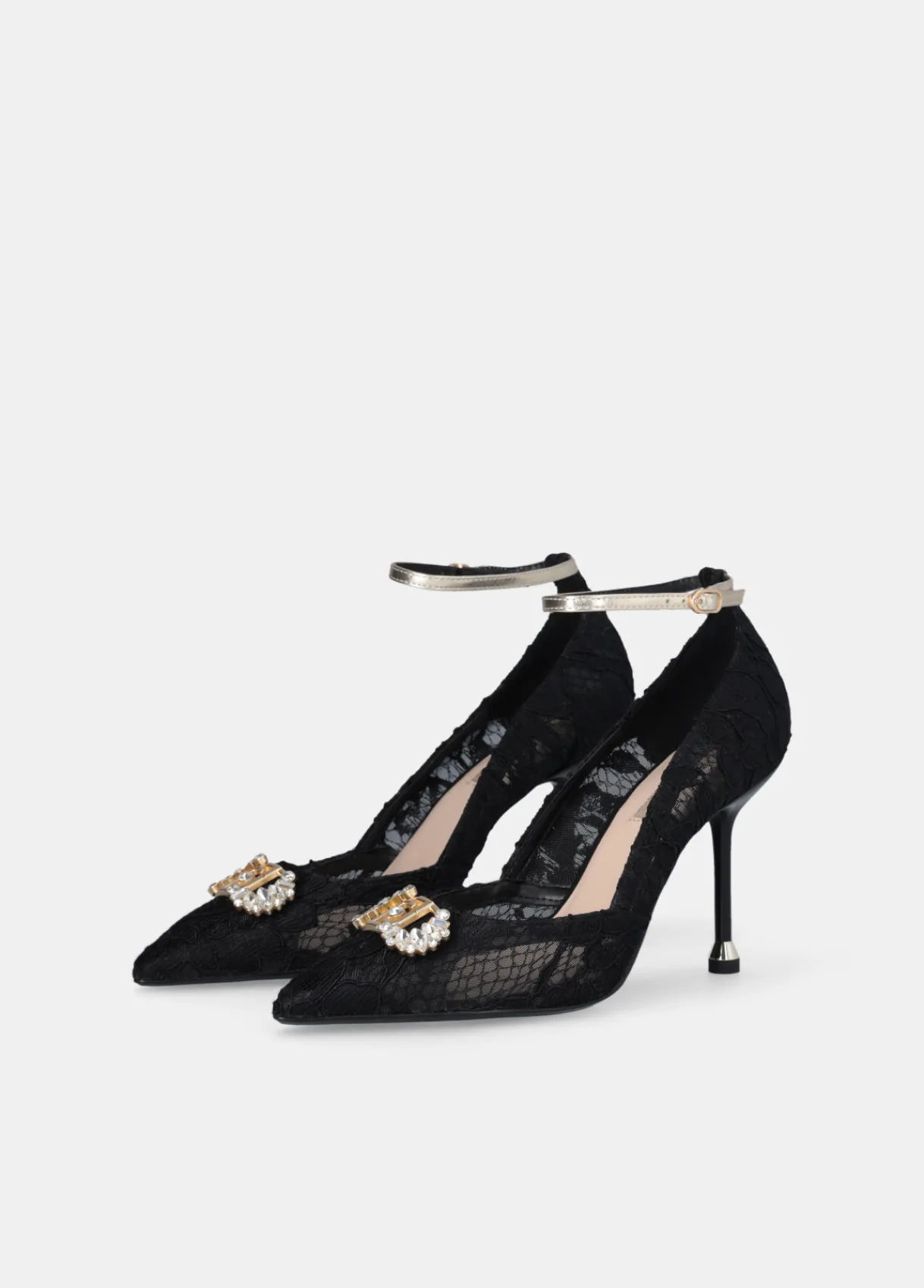 Liu Jo Escarpins en dentelle avec logo bijou|Femme Escarpins