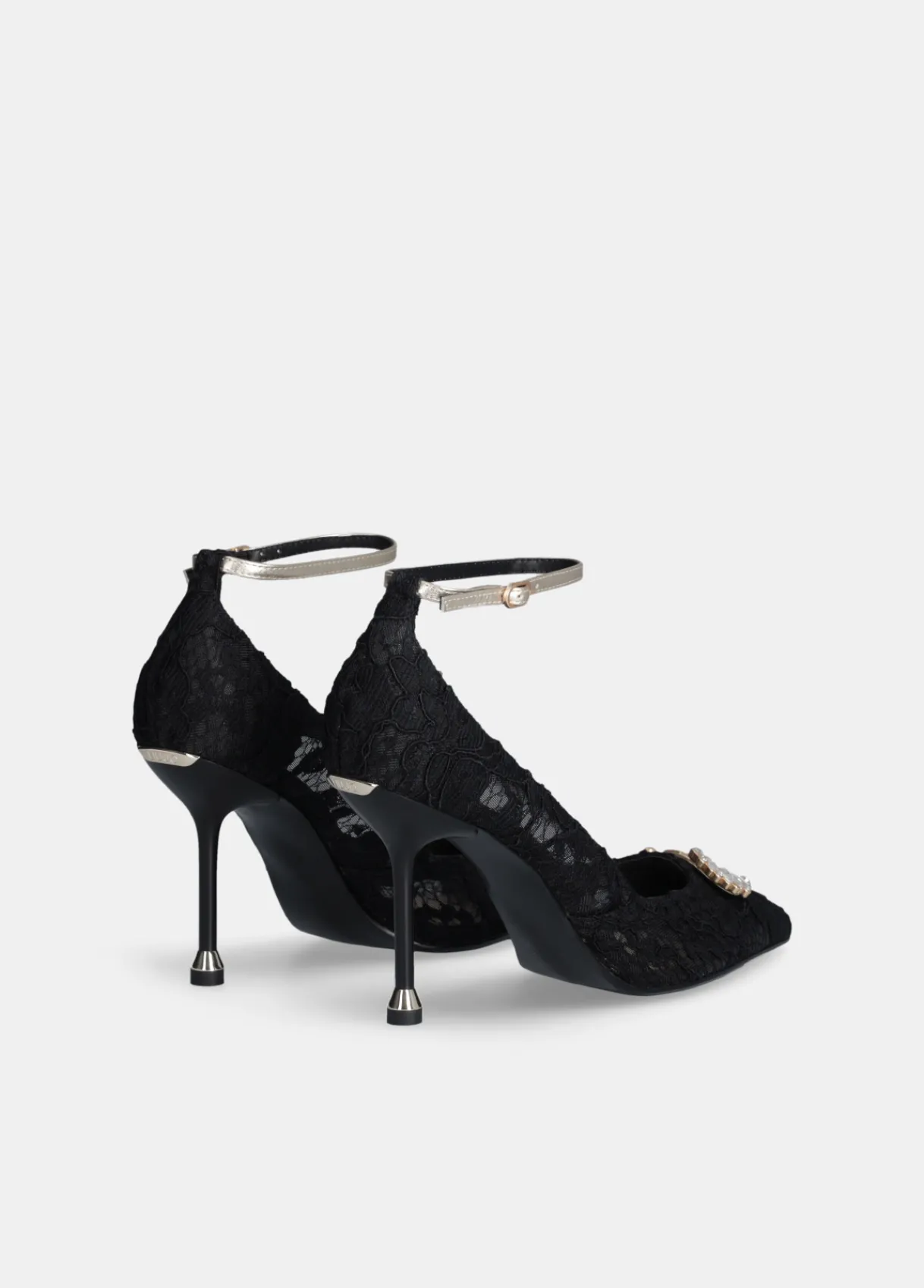 Liu Jo Escarpins en dentelle avec logo bijou|Femme Escarpins