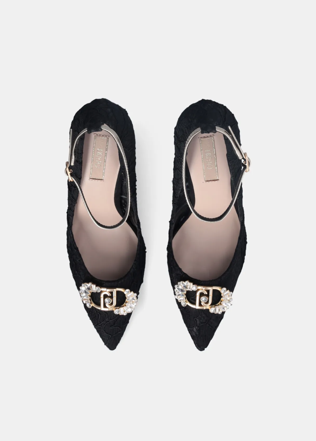 Liu Jo Escarpins en dentelle avec logo bijou|Femme Escarpins