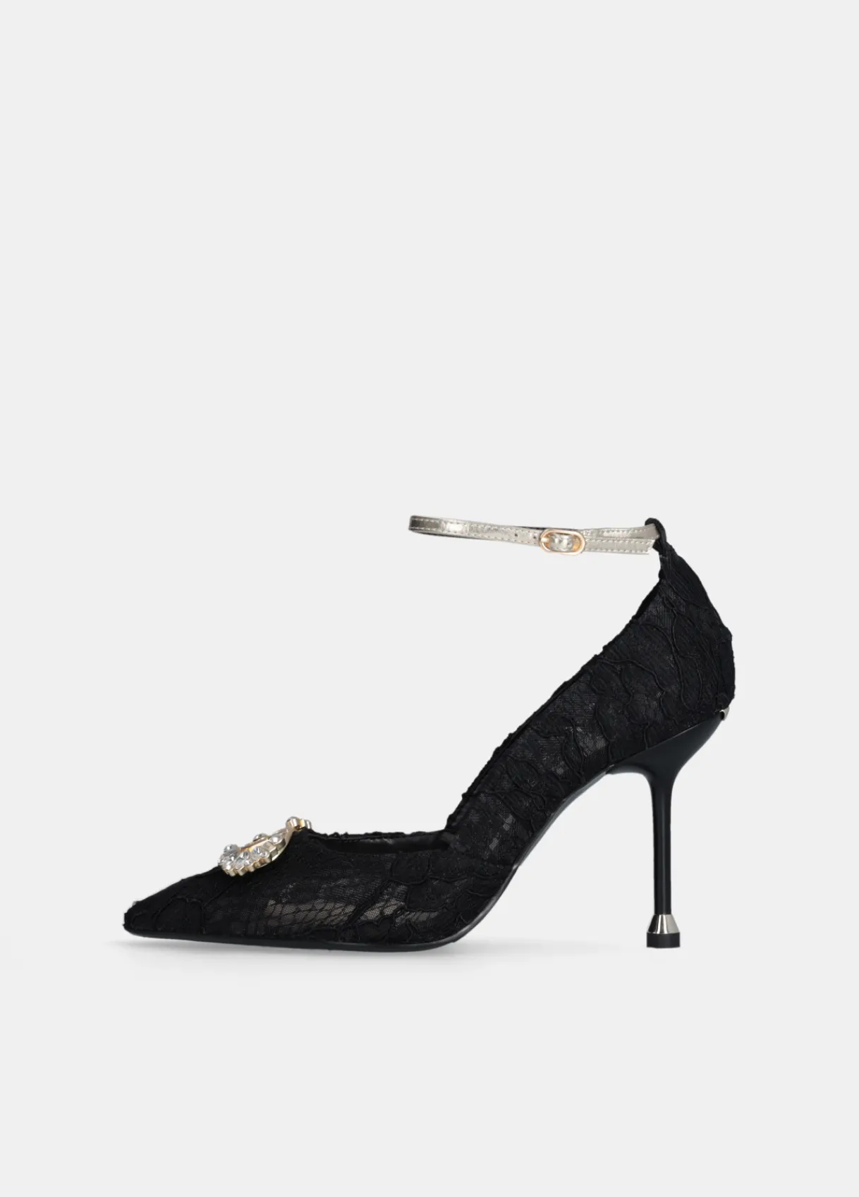 Liu Jo Escarpins en dentelle avec logo bijou|Femme Escarpins
