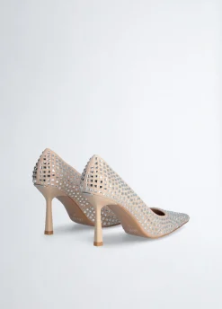 Liu Jo Escarpins nude avec strass|Femme Escarpins