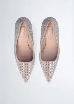 Liu Jo Escarpins nude avec strass|Femme Escarpins