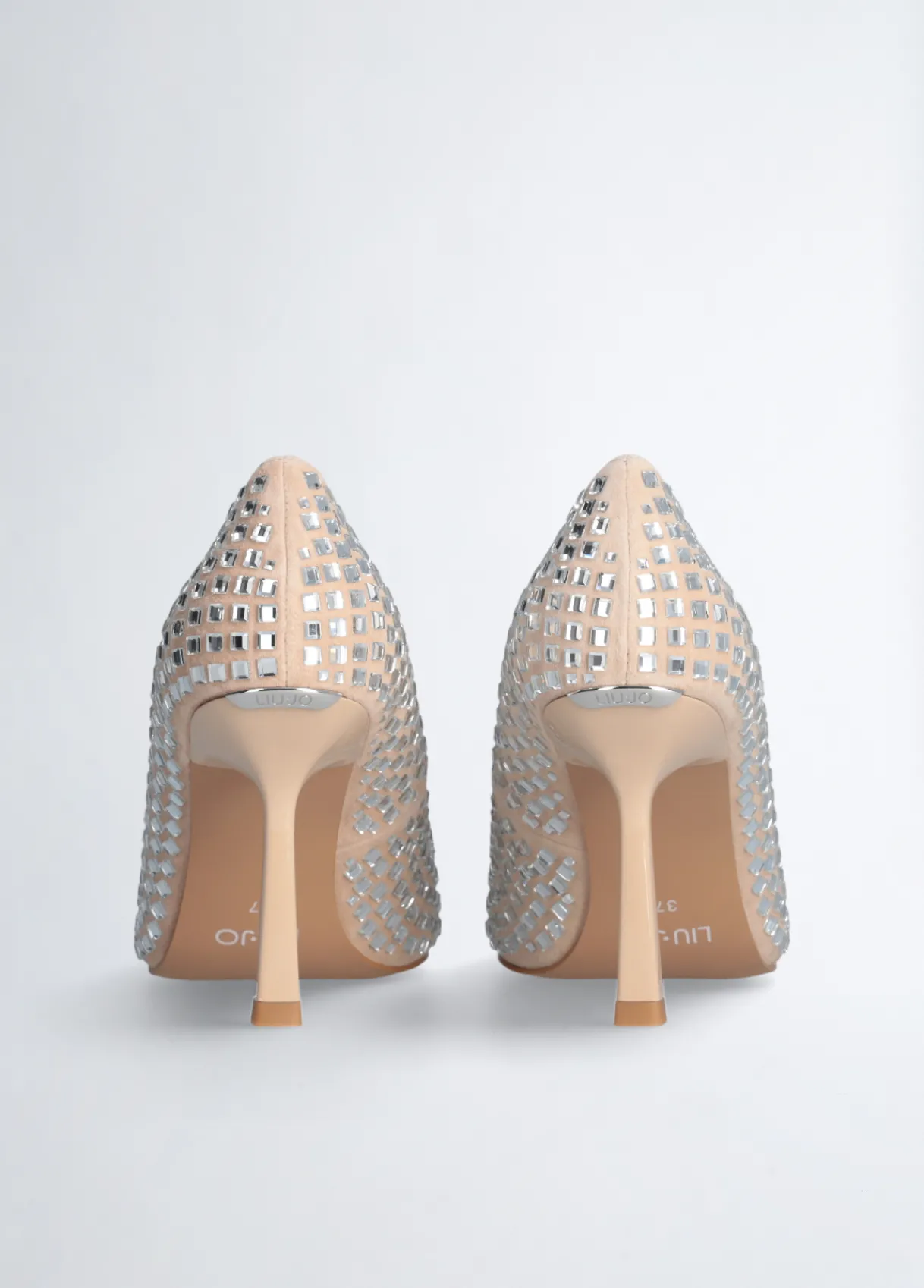 Liu Jo Escarpins nude avec strass|Femme Escarpins