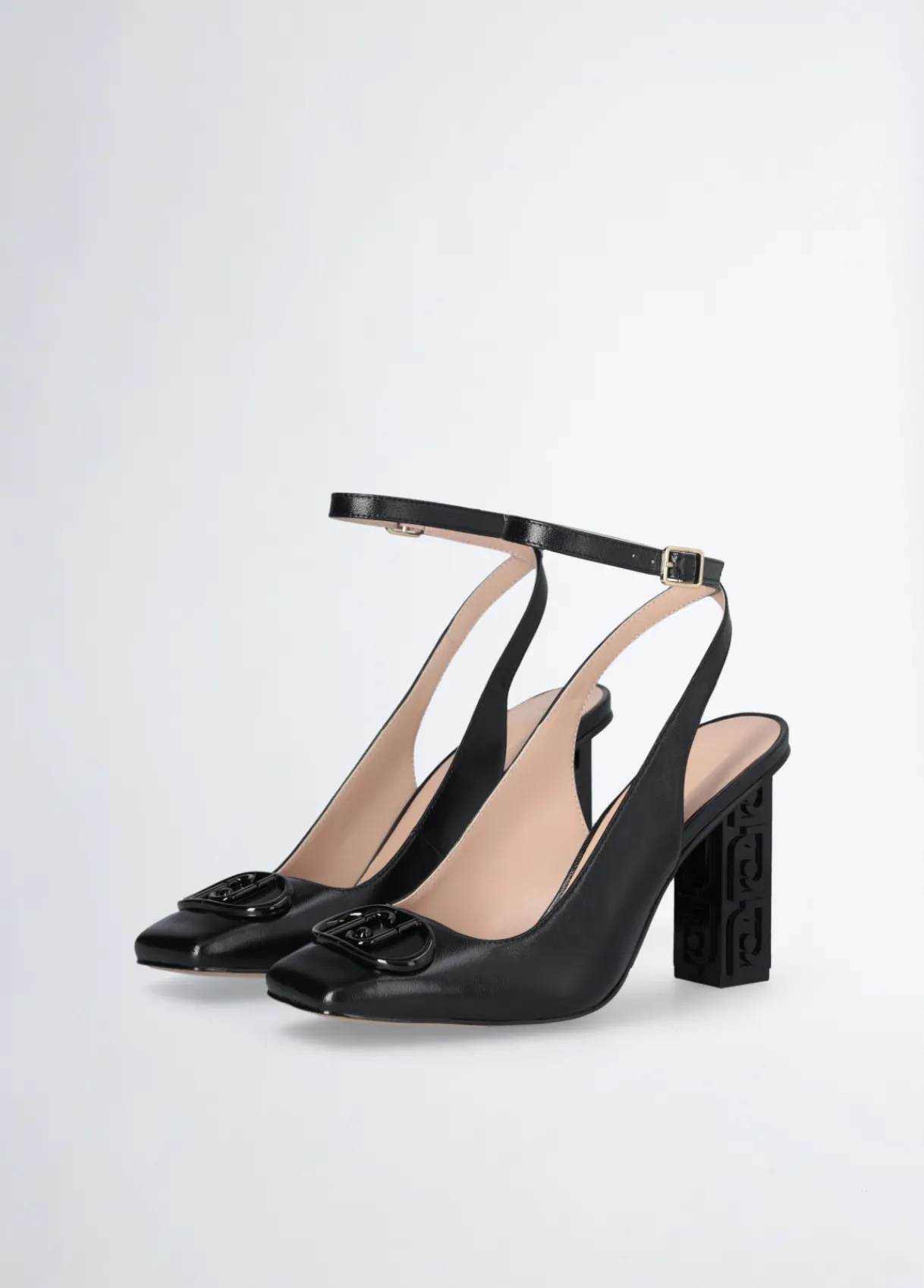Liu Jo Escarpins ouverts à talons logotés|Femme Escarpins