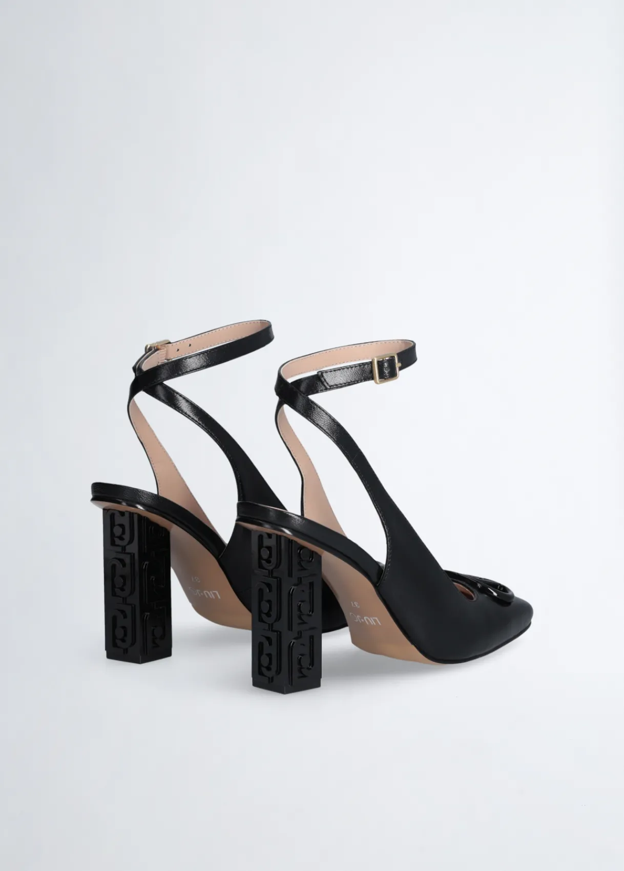 Liu Jo Escarpins ouverts à talons logotés|Femme Escarpins
