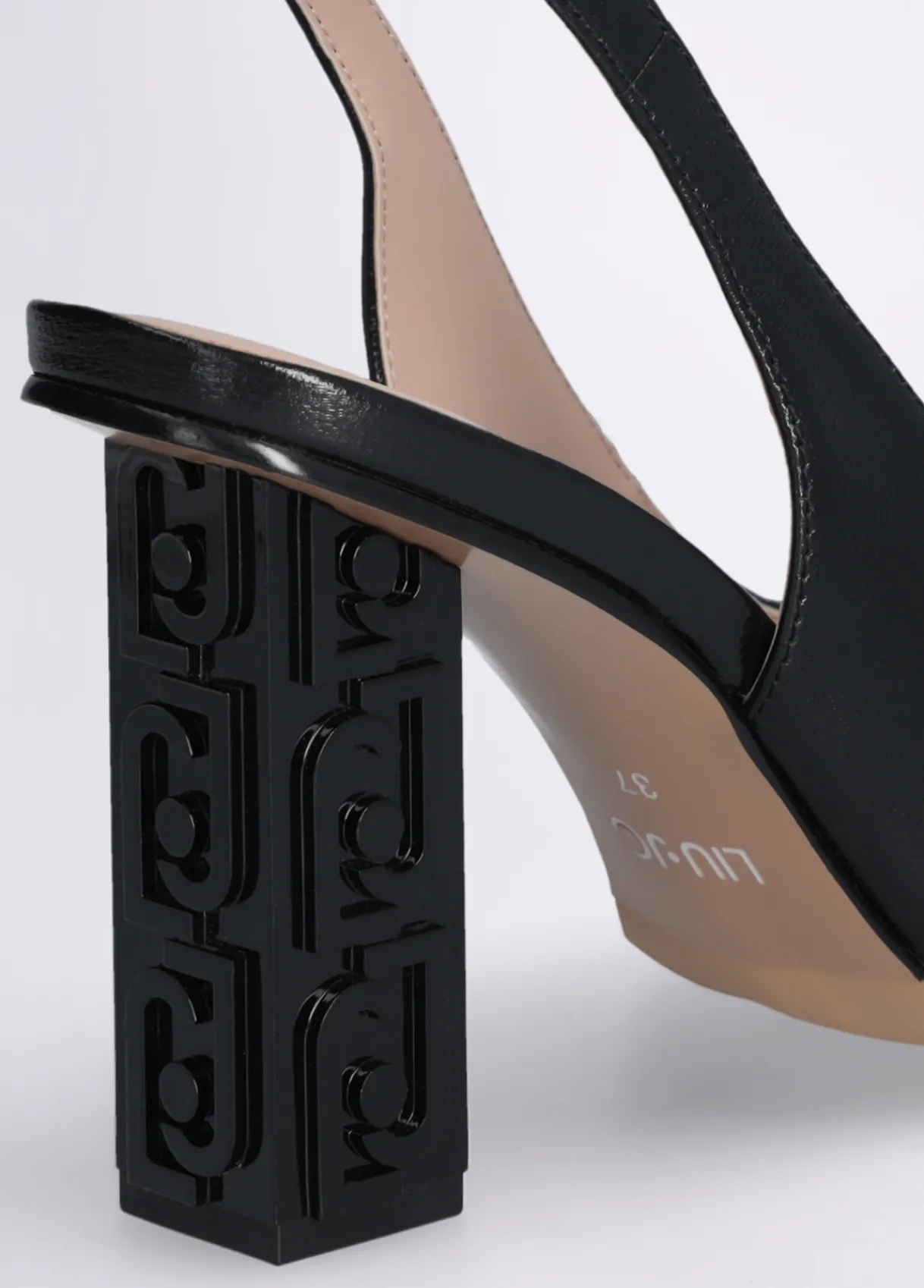 Liu Jo Escarpins ouverts à talons logotés|Femme Escarpins