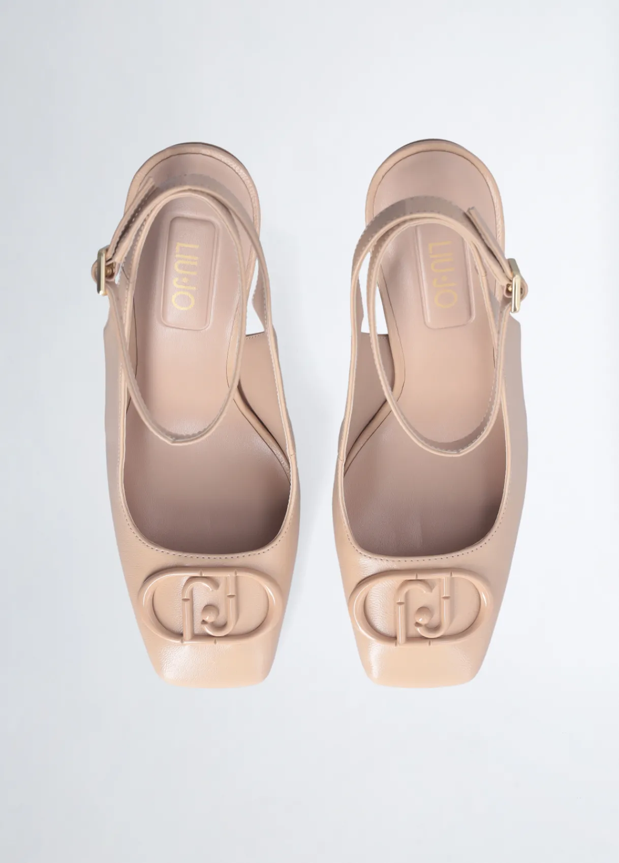 Liu Jo Escarpins ouverts à talons logotés|Femme Escarpins
