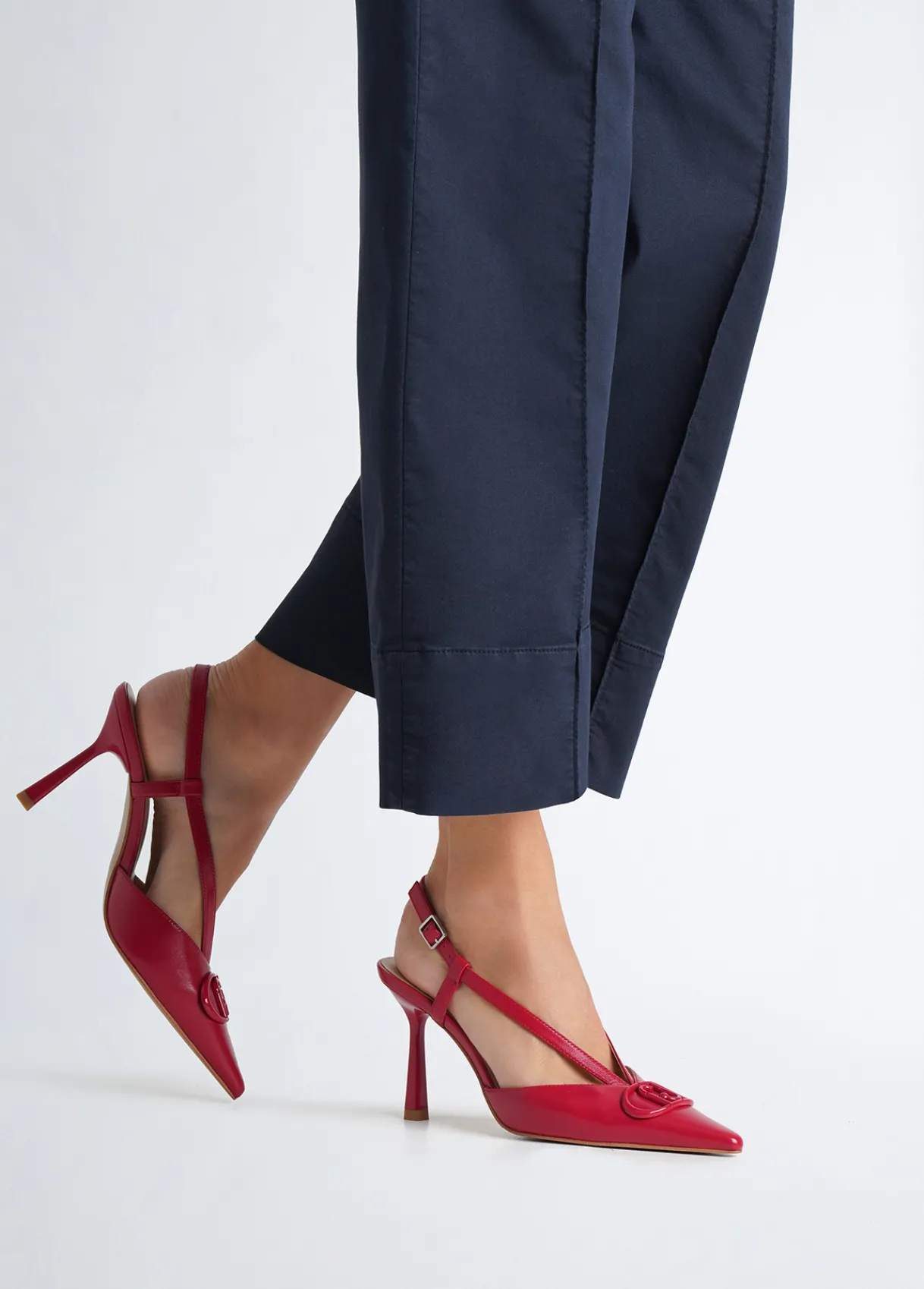 Liu Jo Escarpins ouverts avec maxi logo|Femme Escarpins