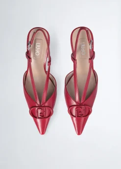Liu Jo Escarpins ouverts avec maxi logo|Femme Escarpins