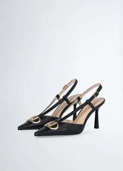Liu Jo Escarpins ouverts avec maxi logo|Femme Escarpins