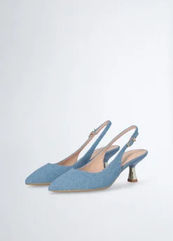 Liu Jo Escarpins ouverts en denim|Femme Escarpins