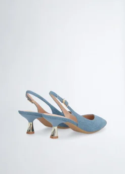 Liu Jo Escarpins ouverts en denim|Femme Escarpins