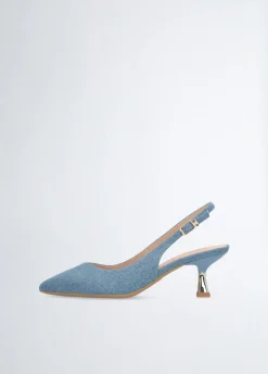 Liu Jo Escarpins ouverts en denim|Femme Escarpins