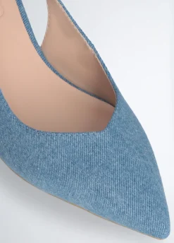 Liu Jo Escarpins ouverts en denim|Femme Escarpins