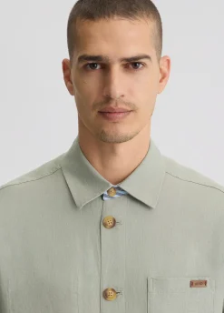 Liu Jo Field jacket 100% lin|Homme Vestes Et Gilets