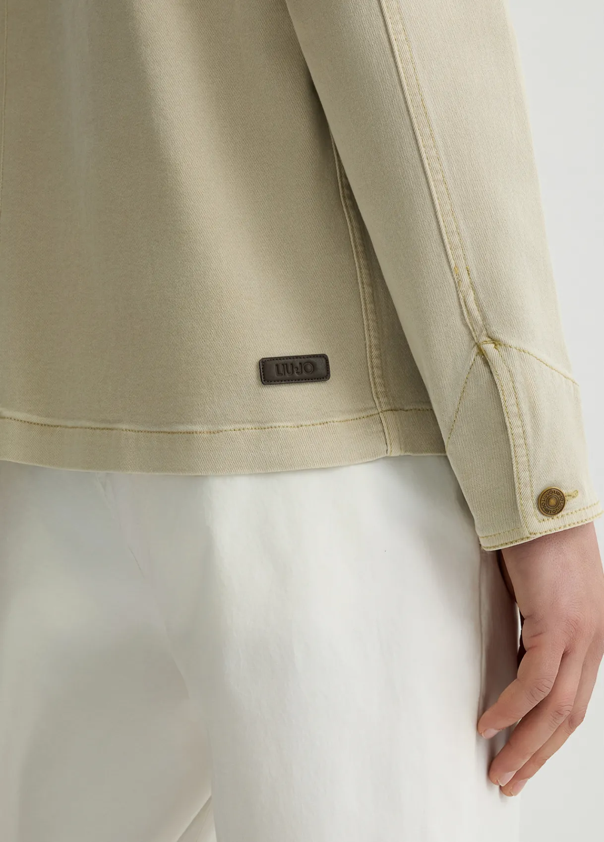Liu Jo Field jacket en denim|Homme Pardessus