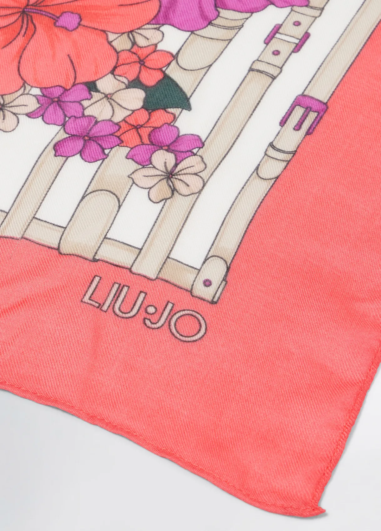 Liu Jo Foulard à fleurs|Femme Écharpes Et Foulards