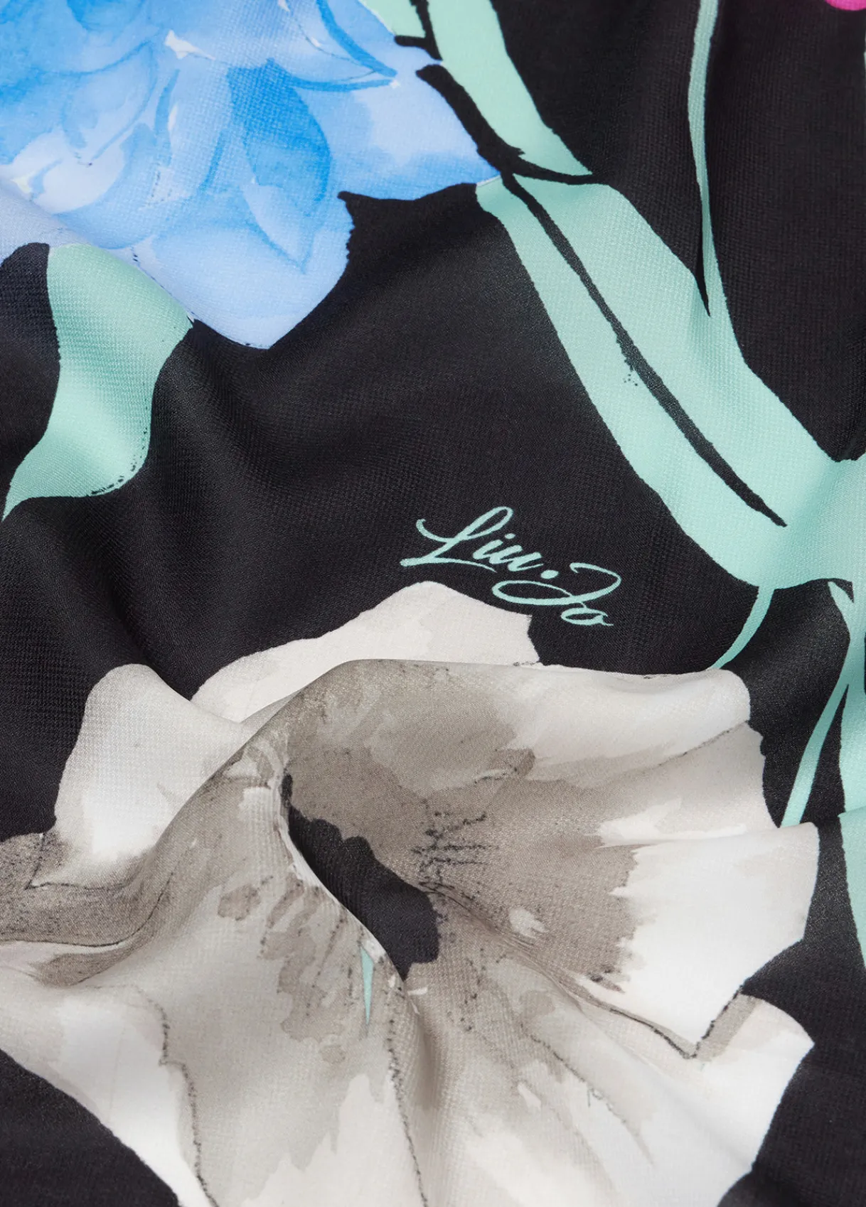 Liu Jo Foulard à fleurs|Femme Écharpes Et Foulards
