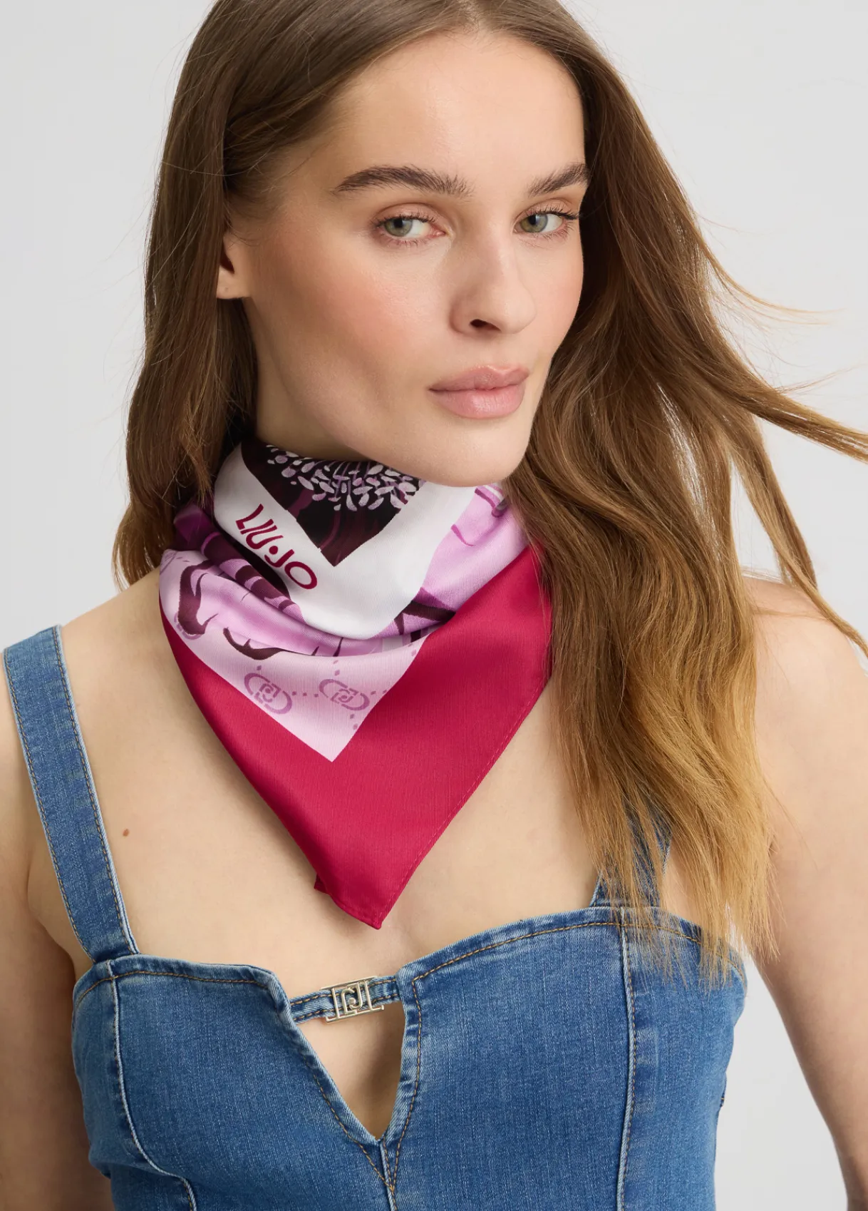 Liu Jo Foulard à fleurs|Femme Écharpes Et Foulards