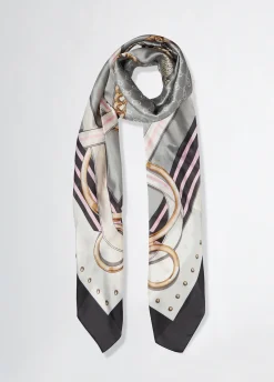 Liu Jo Foulard à rayures|Femme Écharpes Et Foulards