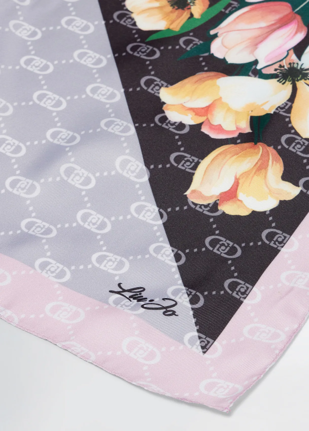 Liu Jo Foulard avec angle floral|Femme Écharpes Et Foulards