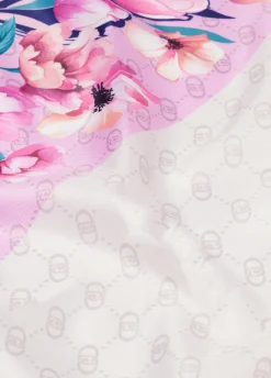 Liu Jo Foulard avec angle floral|Femme Écharpes Et Foulards