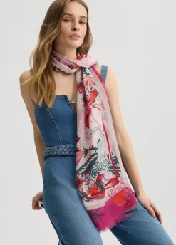 Liu Jo Foulard avec imprimé à fleurs|Femme Écharpes Et Foulards
