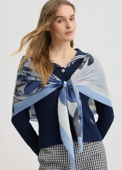 Liu Jo Foulard avec imprimé à fleurs|Femme Écharpes Et Foulards