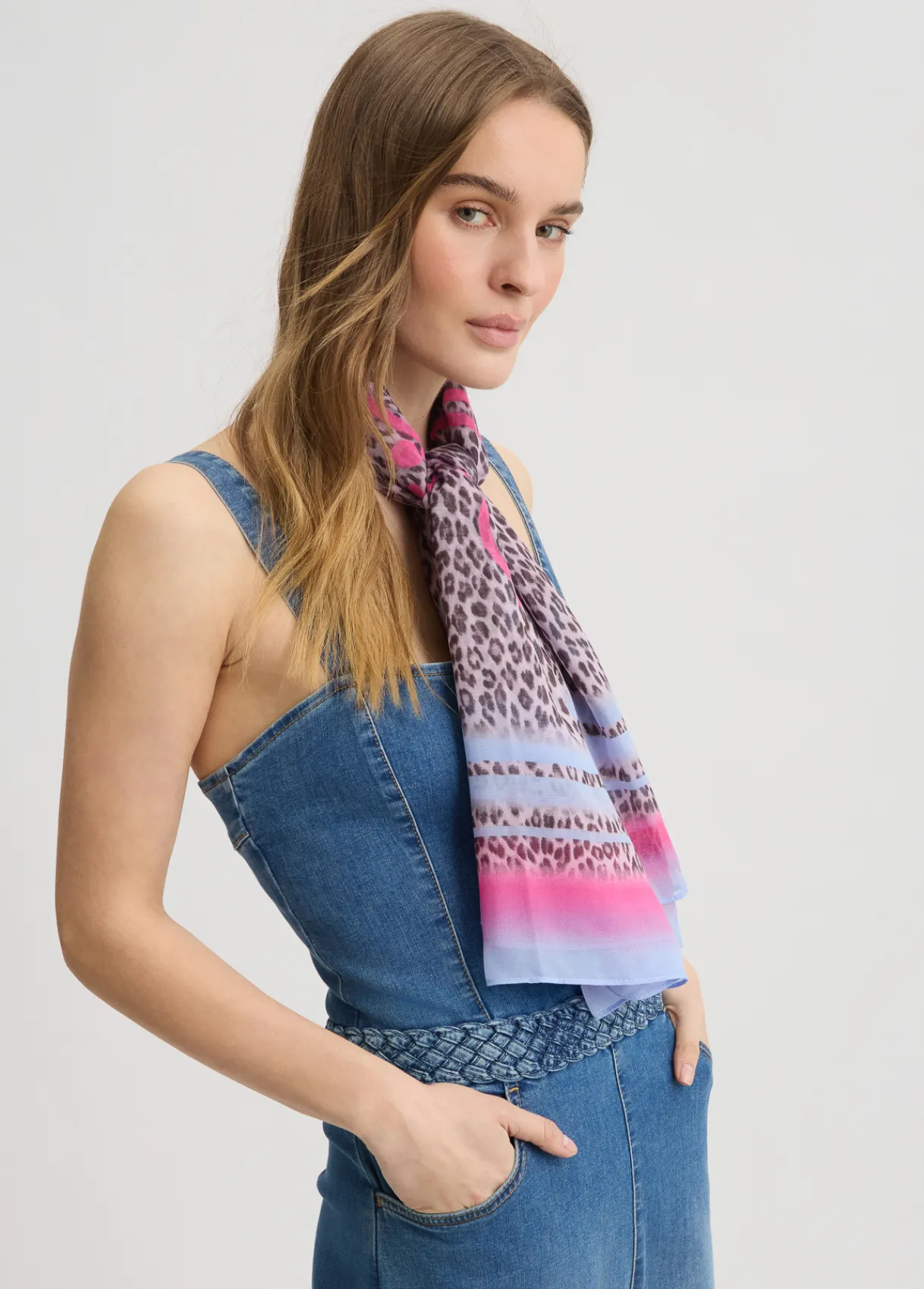 Liu Jo Foulard avec imprimé animalier|Femme Écharpes Et Foulards