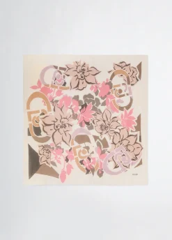 Liu Jo Foulard en Lurex® avec imprimé floral|Femme Écharpes Et Foulards