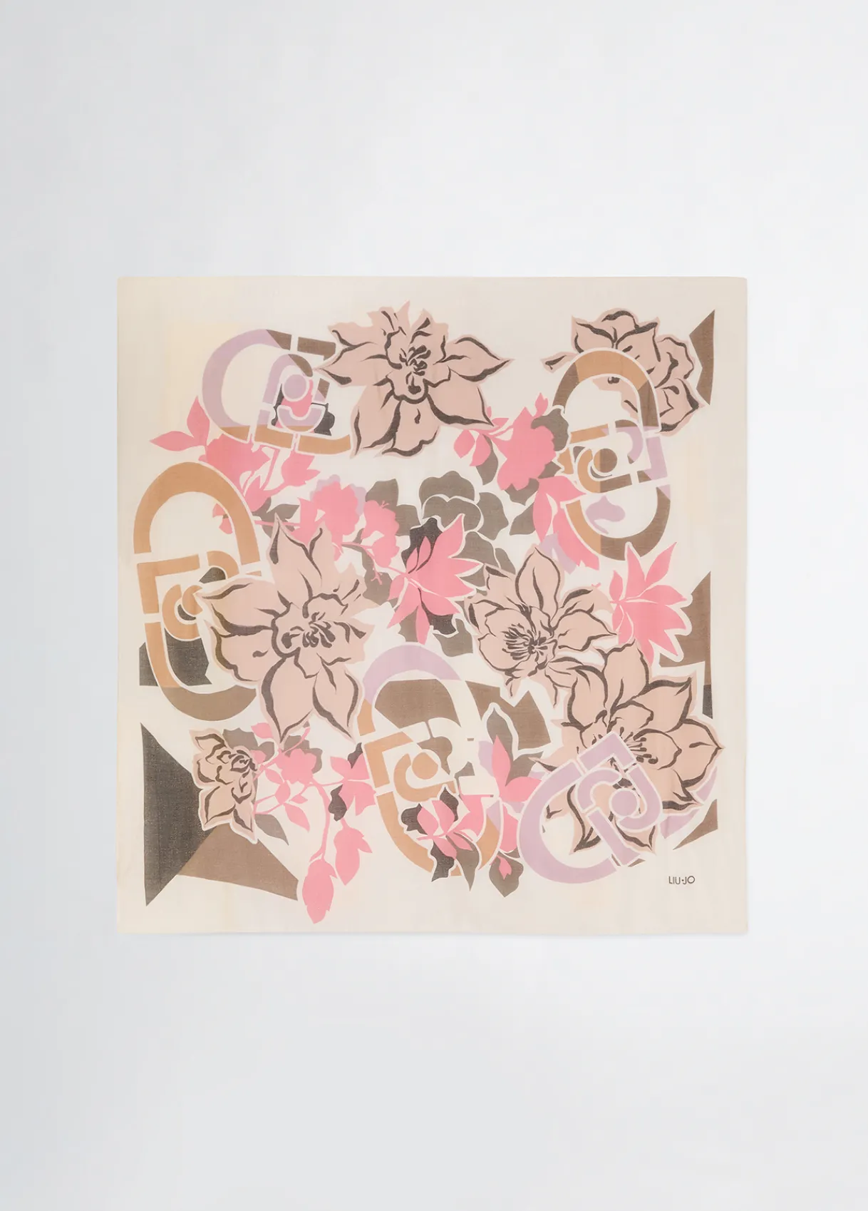 Liu Jo Foulard en Lurex® avec imprimé floral|Femme Écharpes Et Foulards