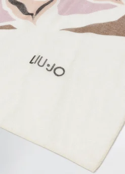 Liu Jo Foulard en Lurex® avec imprimé floral|Femme Écharpes Et Foulards