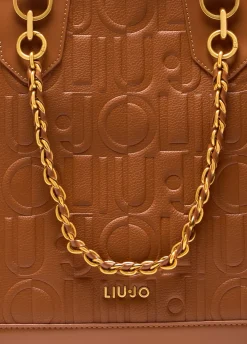 Liu Jo Fourre-tout format moyen avec chaîne décorative|Femme Sac Shopper