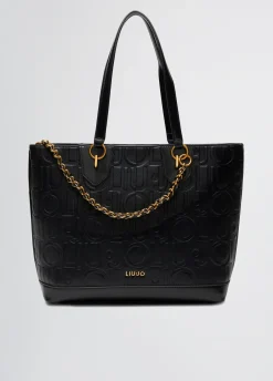 Liu Jo Fourre-tout format moyen avec chaîne décorative|Femme Sac Shopper