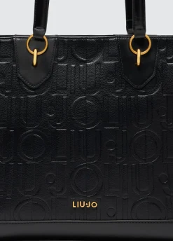 Liu Jo Fourre-tout format moyen avec chaîne décorative|Femme Sac Shopper