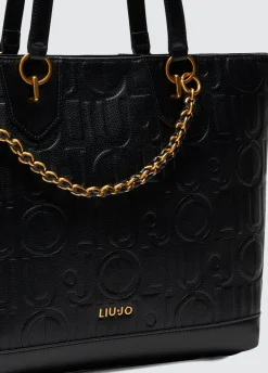 Liu Jo Fourre-tout format moyen avec chaîne décorative|Femme Sac Shopper