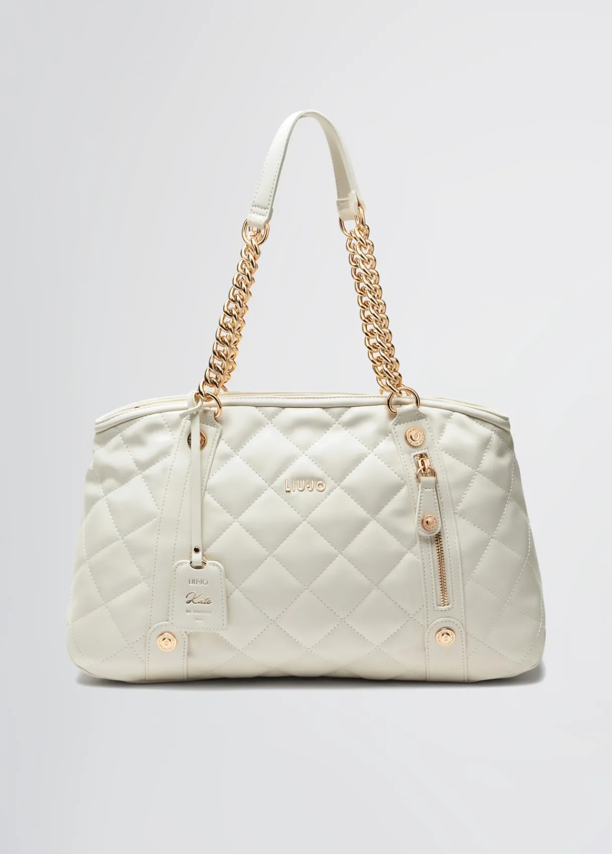 Liu Jo Fourre-tout format moyen matelassé avec charm|Femme Sac Shopper