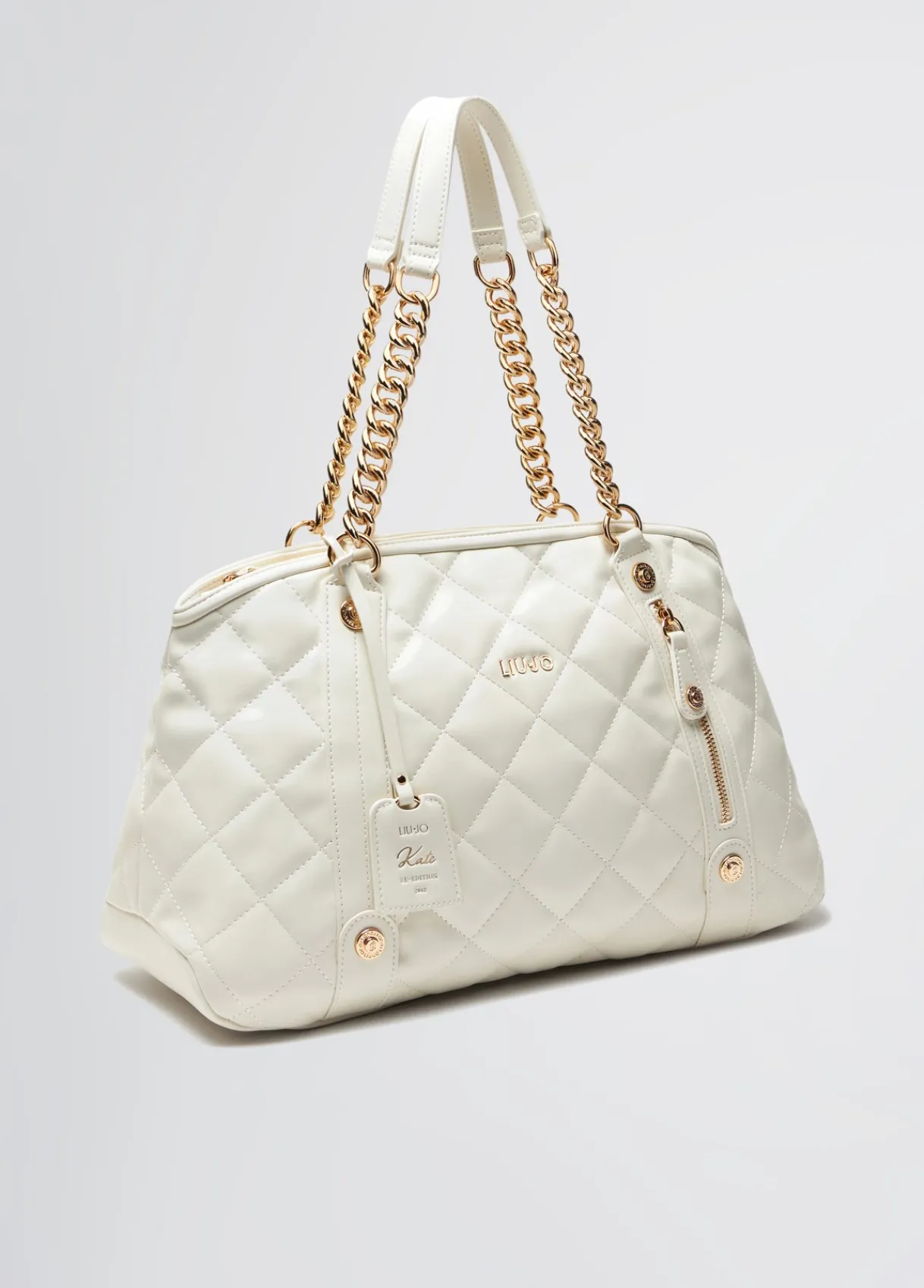 Liu Jo Fourre-tout format moyen matelassé avec charm|Femme Sac Shopper