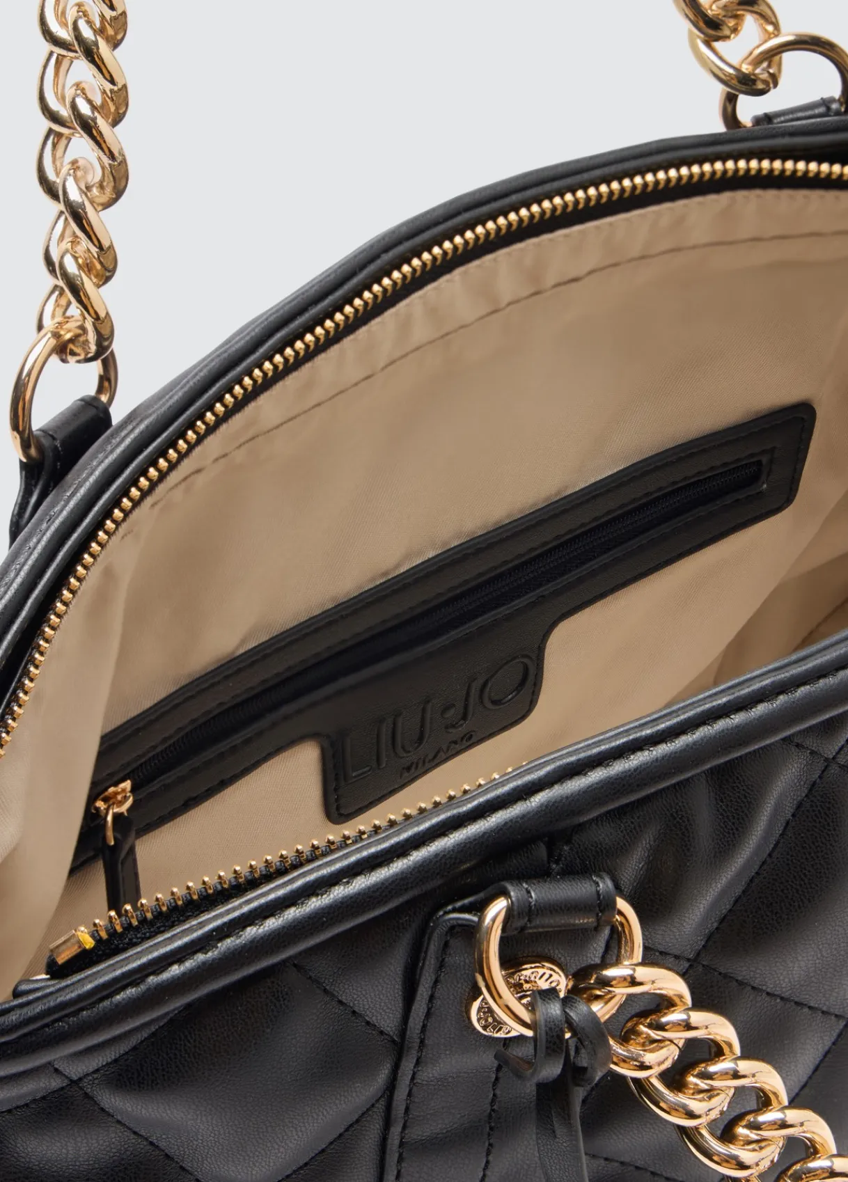 Liu Jo Fourre-tout format moyen matelassé avec charm|Femme Sac Shopper