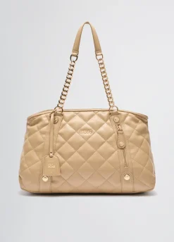 Liu Jo Fourre-tout format moyen matelassé avec charm|Femme Sac Shopper