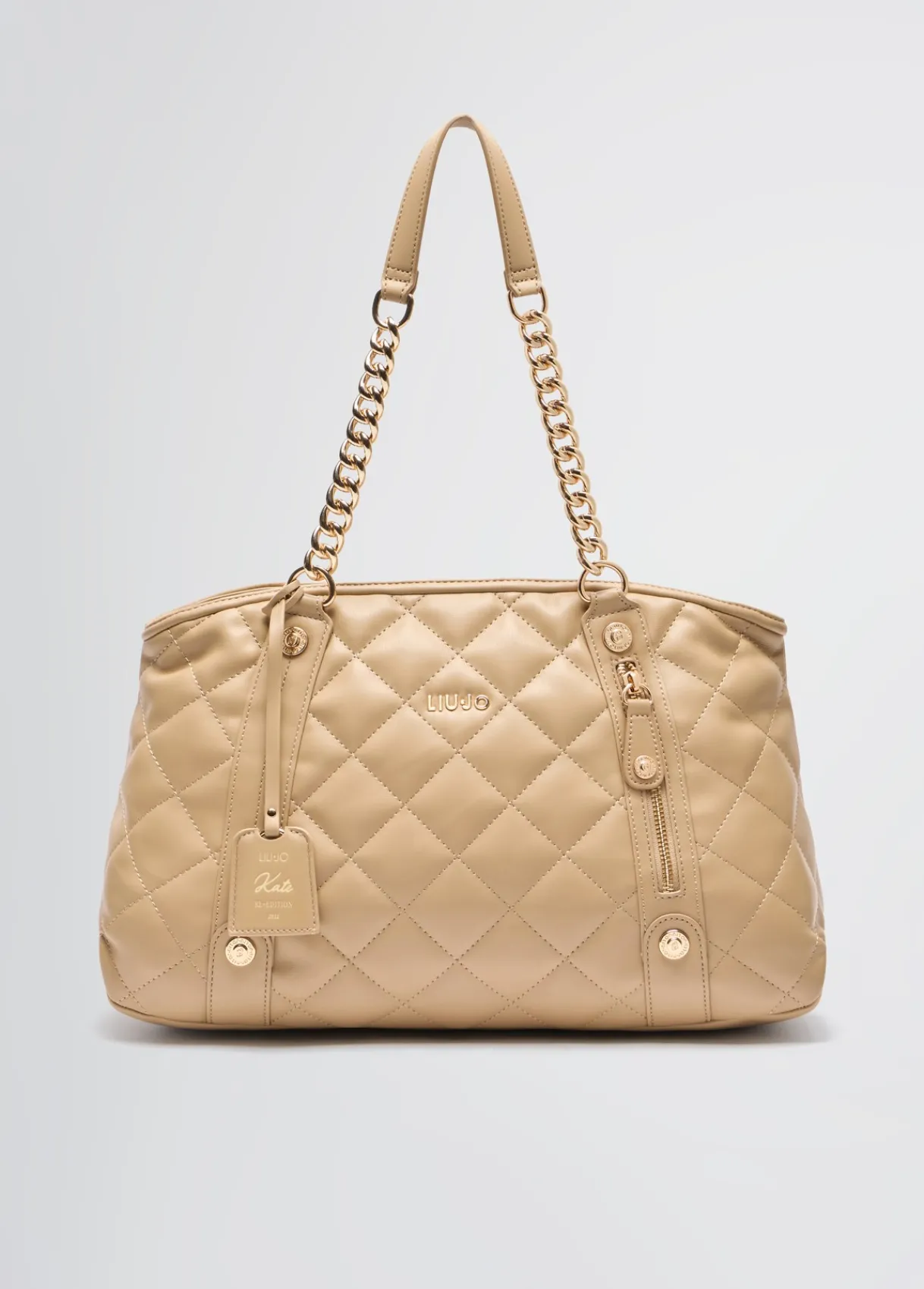 Liu Jo Fourre-tout format moyen matelassé avec charm|Femme Sac Shopper