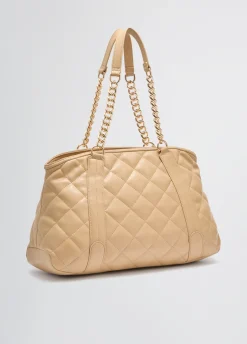 Liu Jo Fourre-tout format moyen matelassé avec charm|Femme Sac Shopper