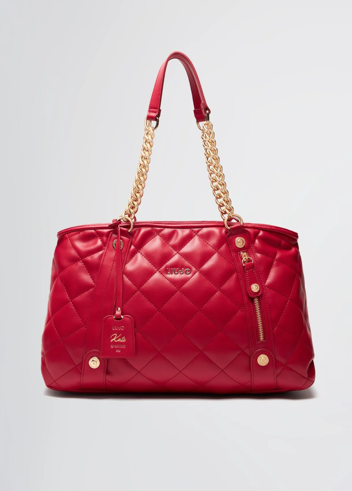 Liu Jo Fourre-tout format moyen matelassé avec charm|Femme Sac Shopper