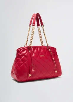 Liu Jo Fourre-tout format moyen matelassé avec charm|Femme Sac Shopper
