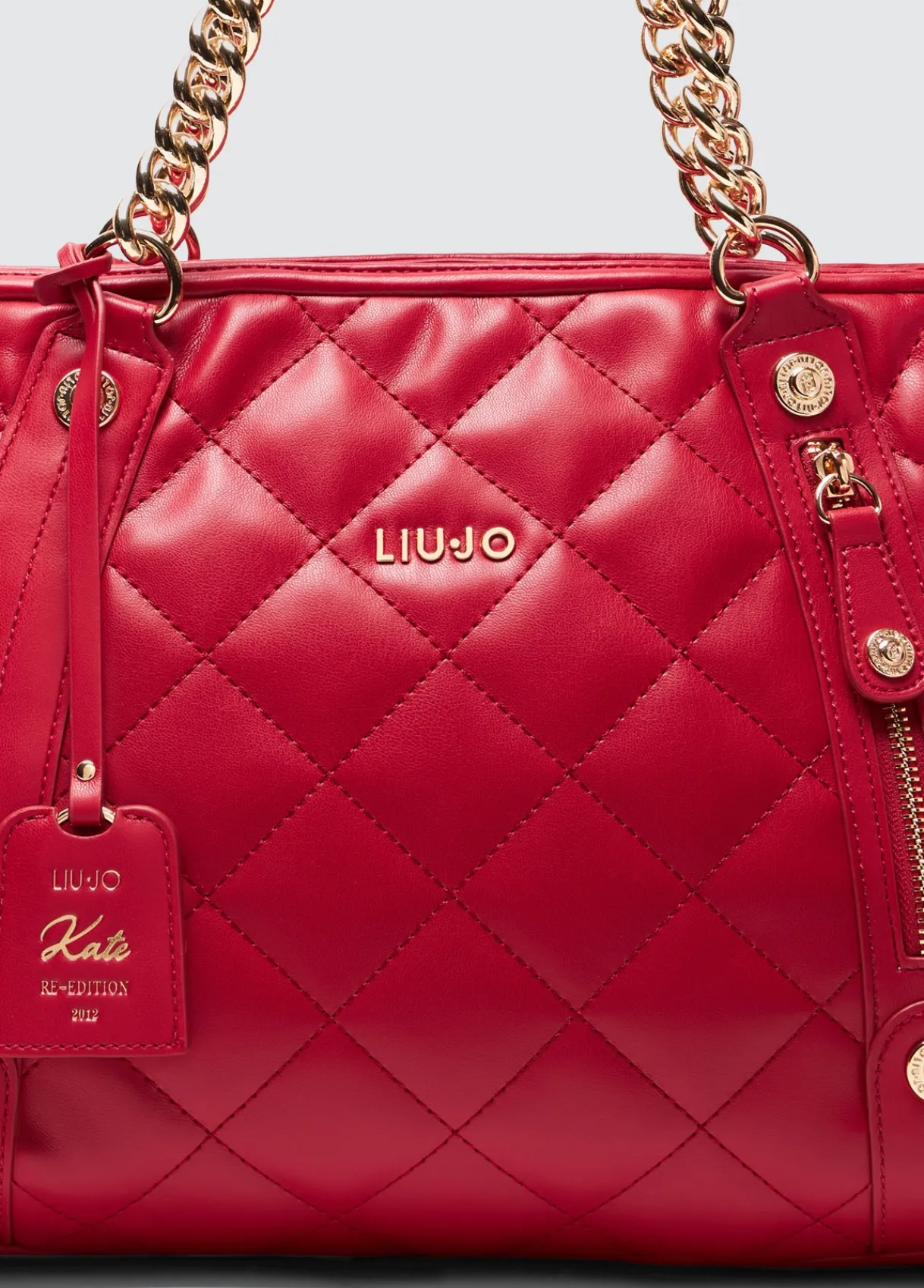 Liu Jo Fourre-tout format moyen matelassé avec charm|Femme Sac Shopper