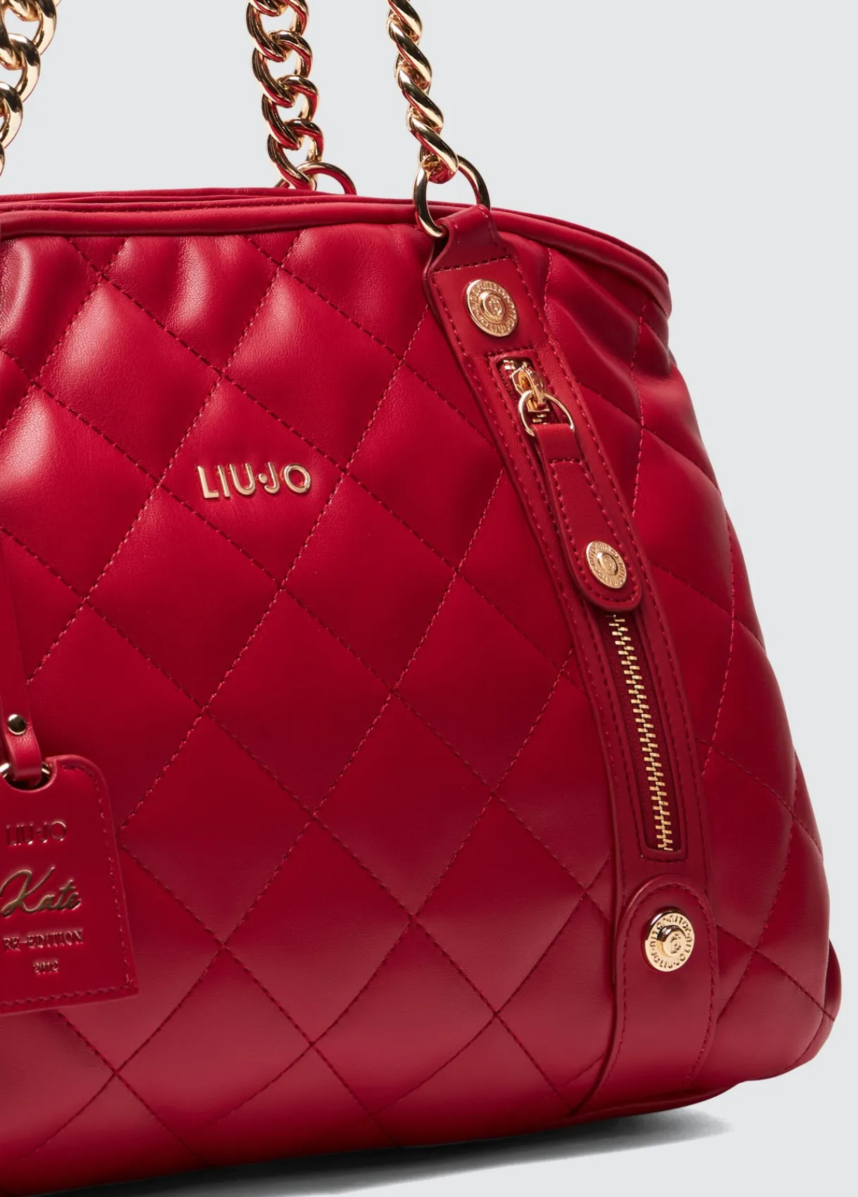 Liu Jo Fourre-tout format moyen matelassé avec charm|Femme Sac Shopper